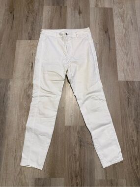 White Slim Jeans H&M women